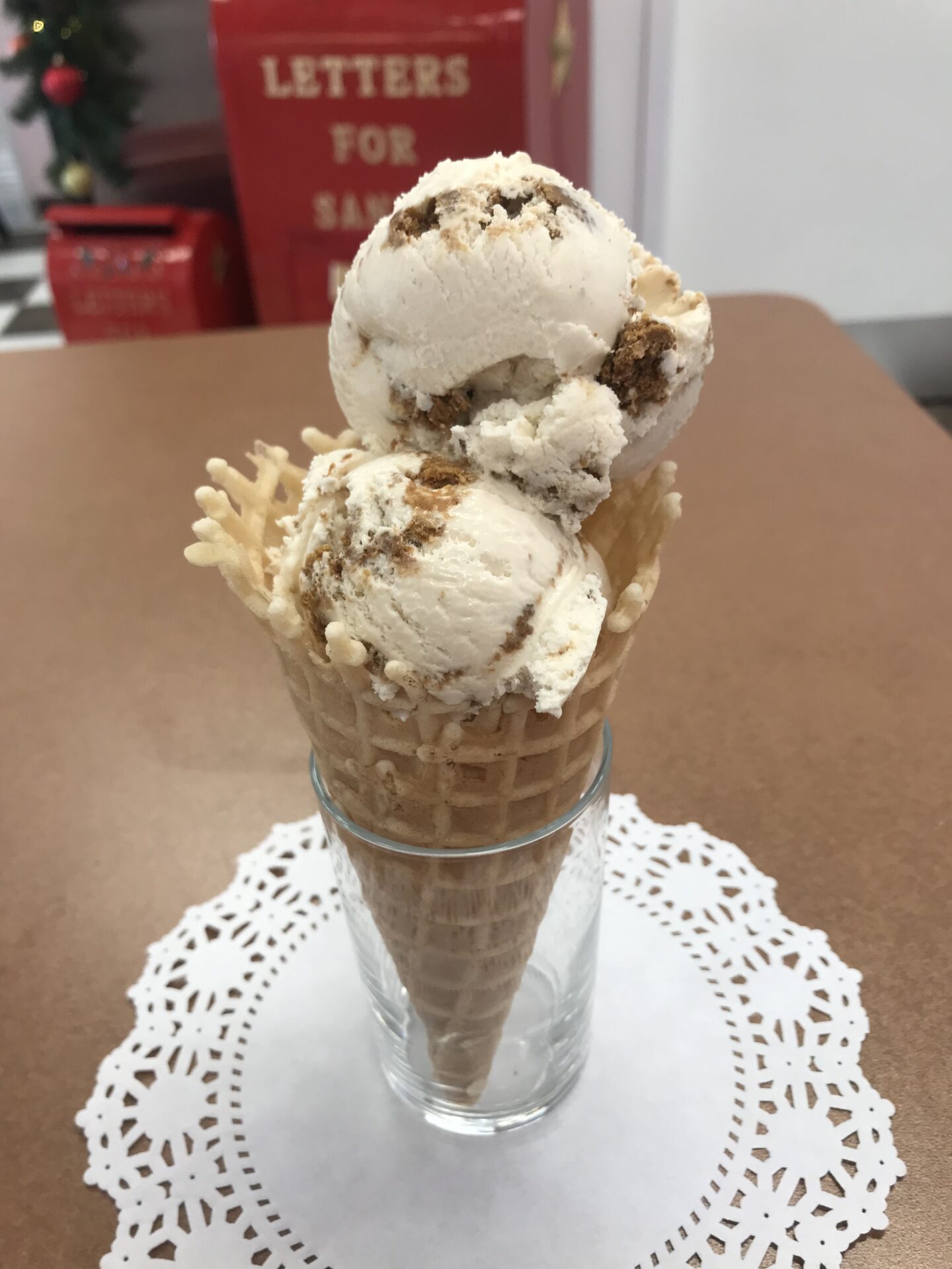 The tipsy gingerbread man ice cream